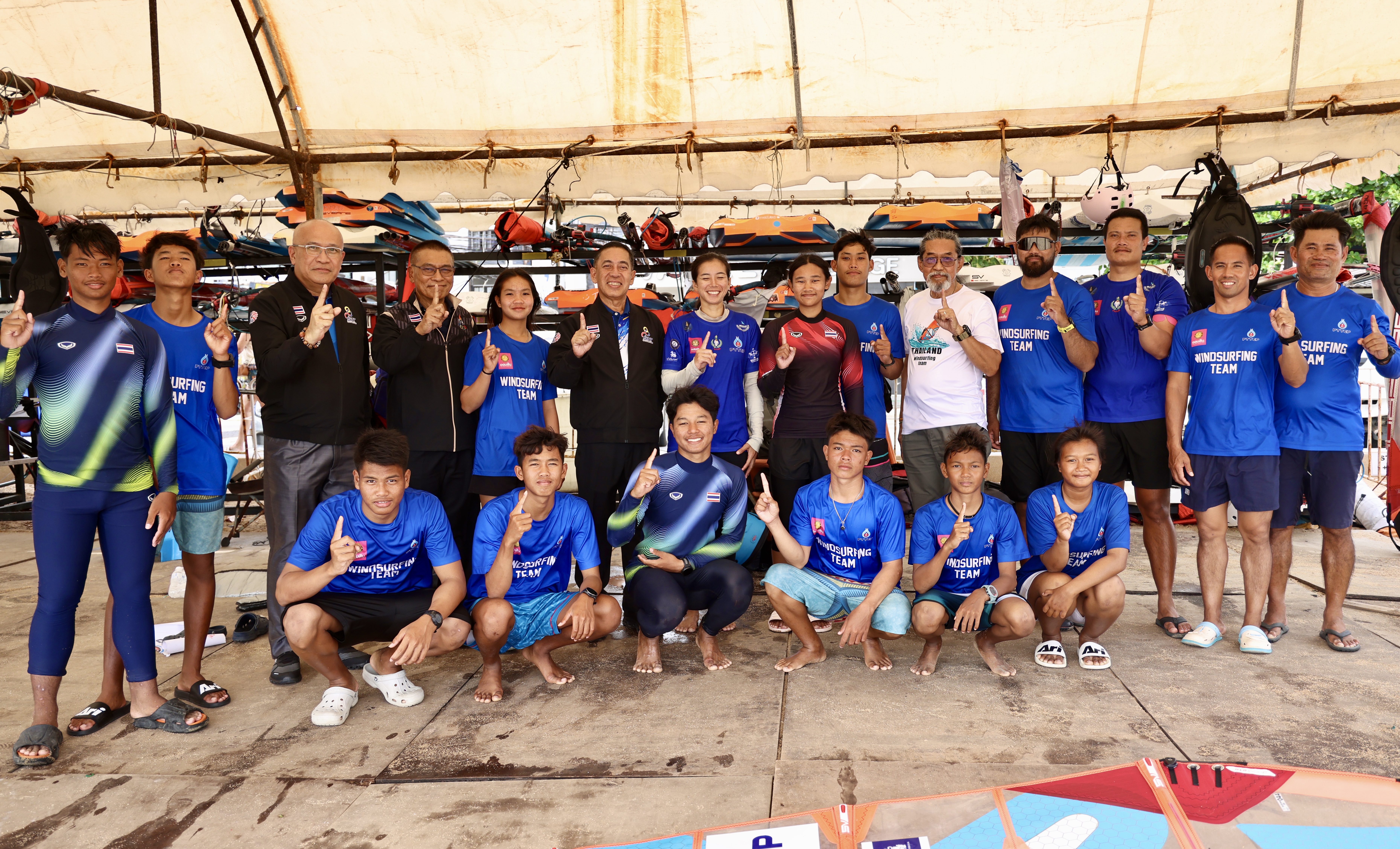  บอร์ดกองทุนกีฬาฯ พร้อมอนุกรรมการติดตามฯ ติดตามภารกิจวินด์เซิร์ฟไทย ปั้นดาวรุ่งเสริมแกร่งทีมชาติ ลุ้นต่อยอดเหรียญเอเชียนเกมส์