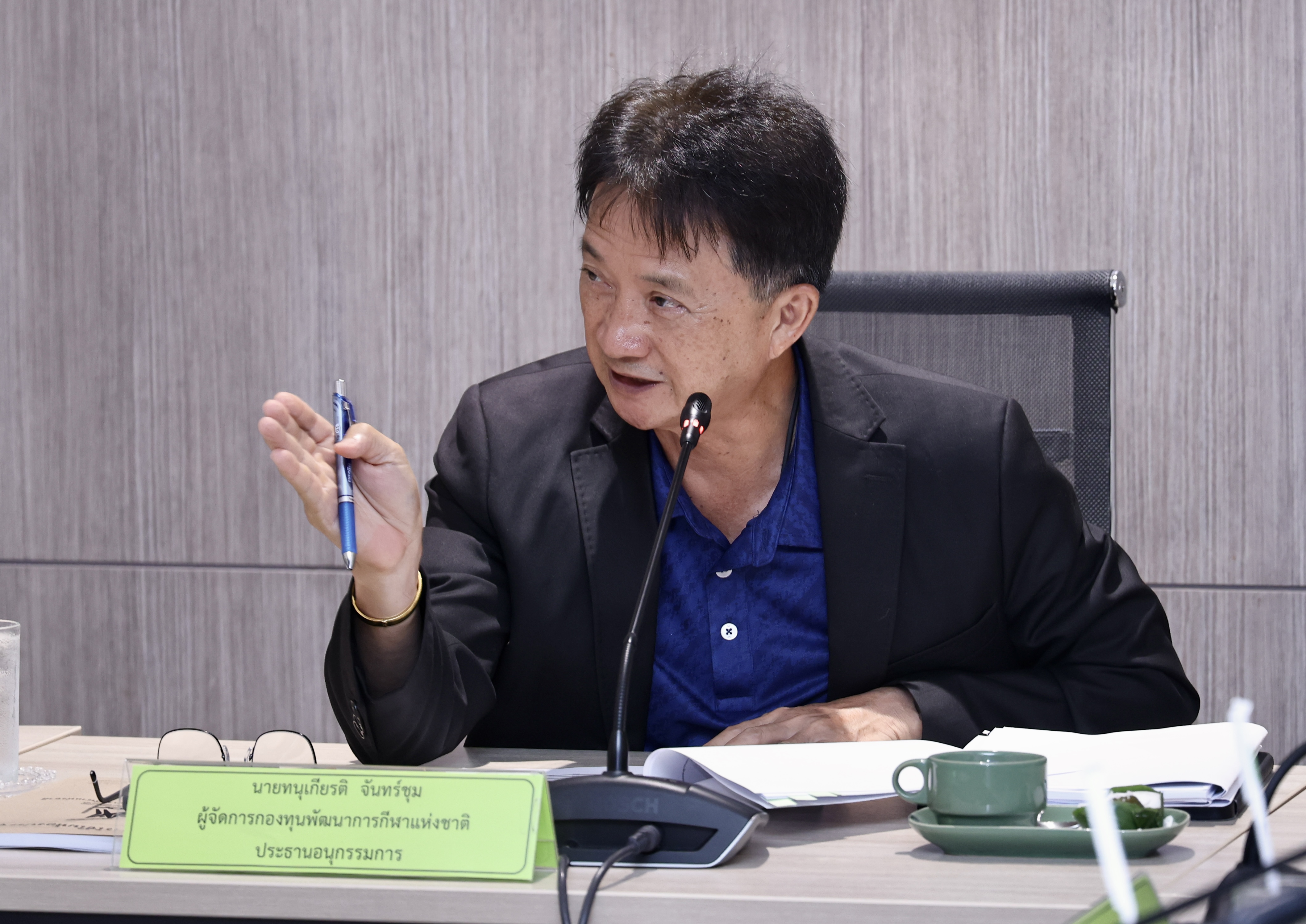 กองทุนพัฒนาการกีฬาแห่งชาติ จัดประชุมคณะอนุกรรมการศึกษา ปรับปรุงร่างหลักเกณฑ์การจัดกลุ่มชนิดกีฬาที่มีศักยภาพ และแนวทาง วิธีการจัดสรรงบประมาณอย่างมียุทธศาสตร์ เป้าหมาย และผลสัมฤทธิ์ ประจำปีงบประมาณ พ.ศ. 2570 ให้แก่สมาคมกีฬาที่ใช้คำว่า “แห่งประเทศไทย” ครั้งที่ 5/2569 