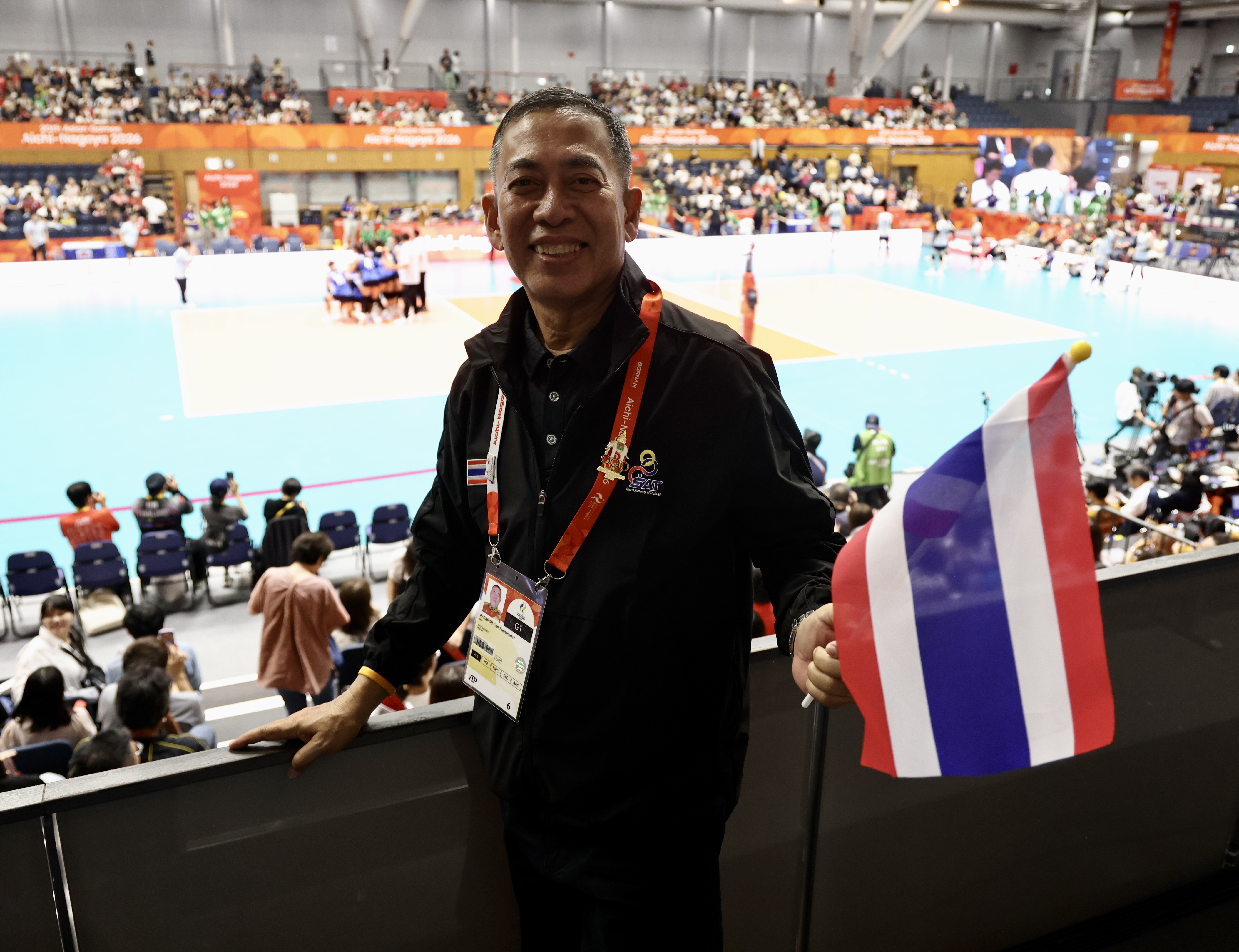  พล.อ. ดร.สุภมนัส ร่วมส่งเสียงเชียร์ “สาวไทย” สู้สุดใจ ก่อนคว้าเหรียญทองแดงเอเชียนเกมส์!